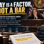 TRE 803(2) - Delay is a factor, not a bar